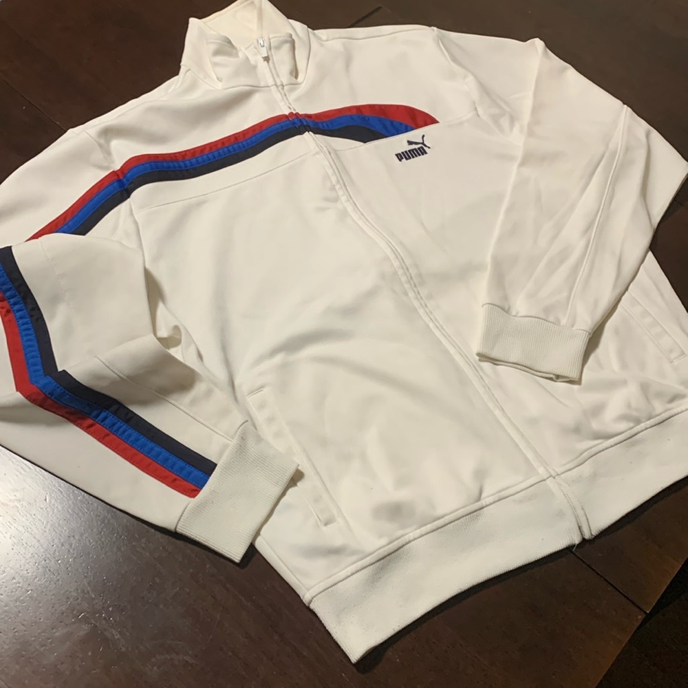 White Puma Track Jacket